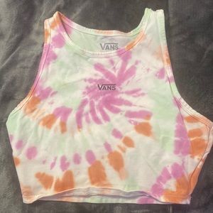 TieDye Vans Crop Top